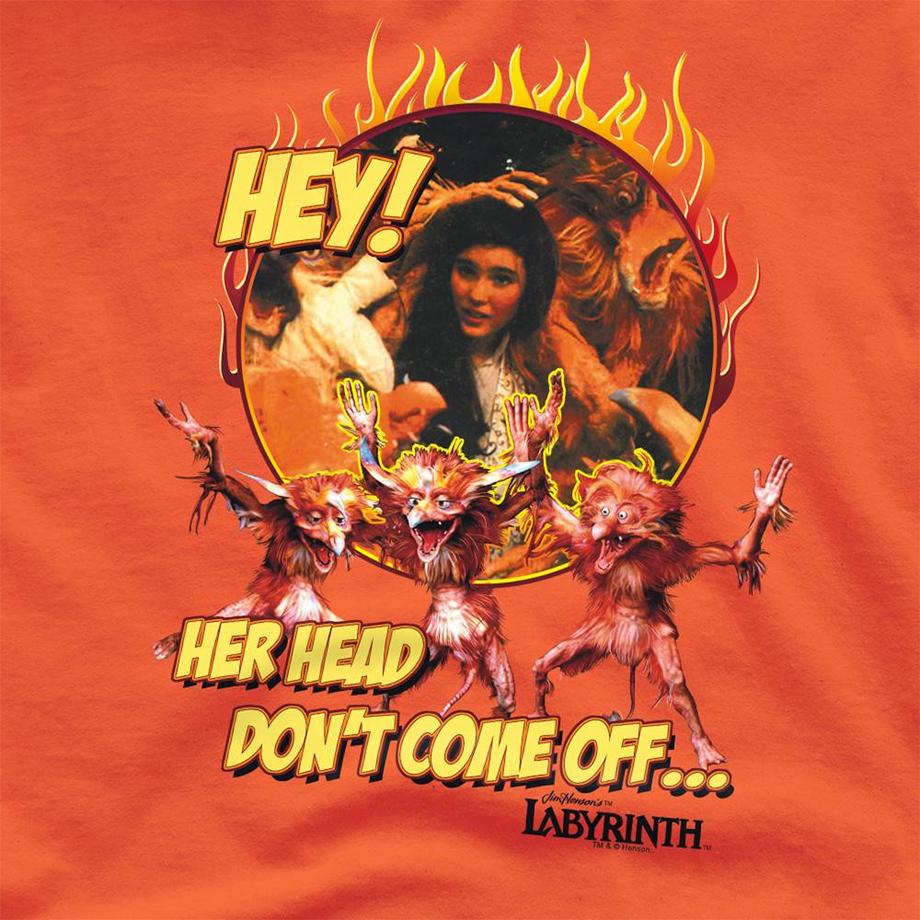 Labyrinth Hey Head Don't Come Off T-Shirt  