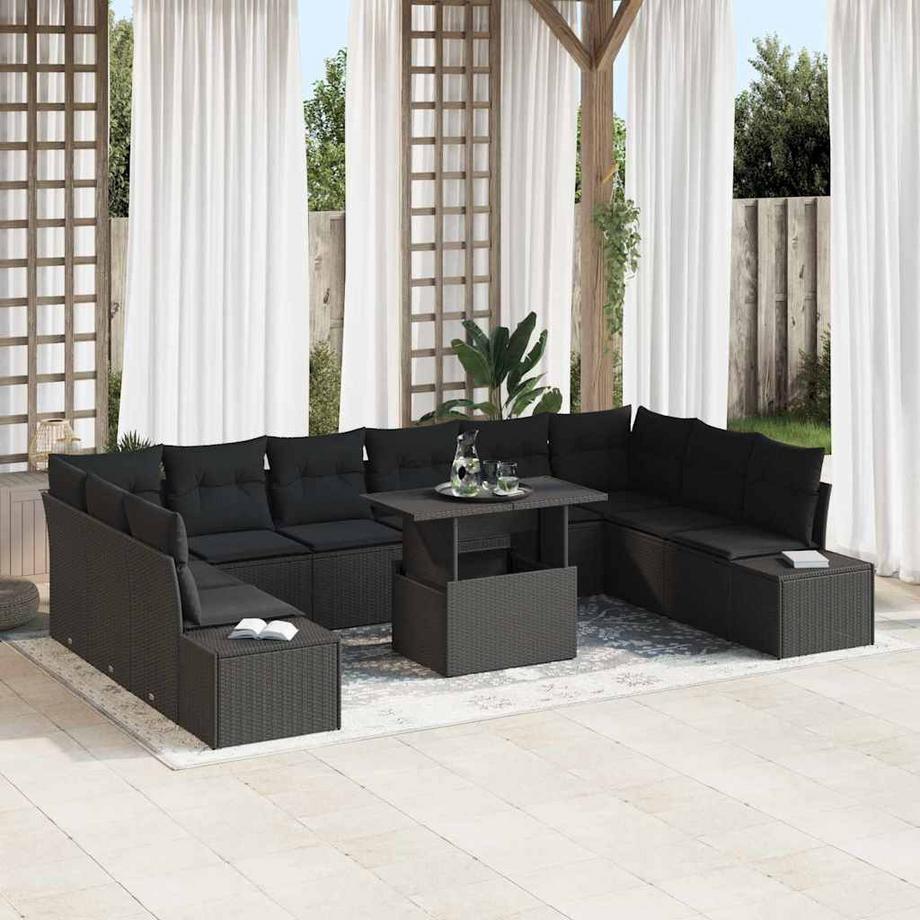 VidaXL Garten-sofa poly-rattan  