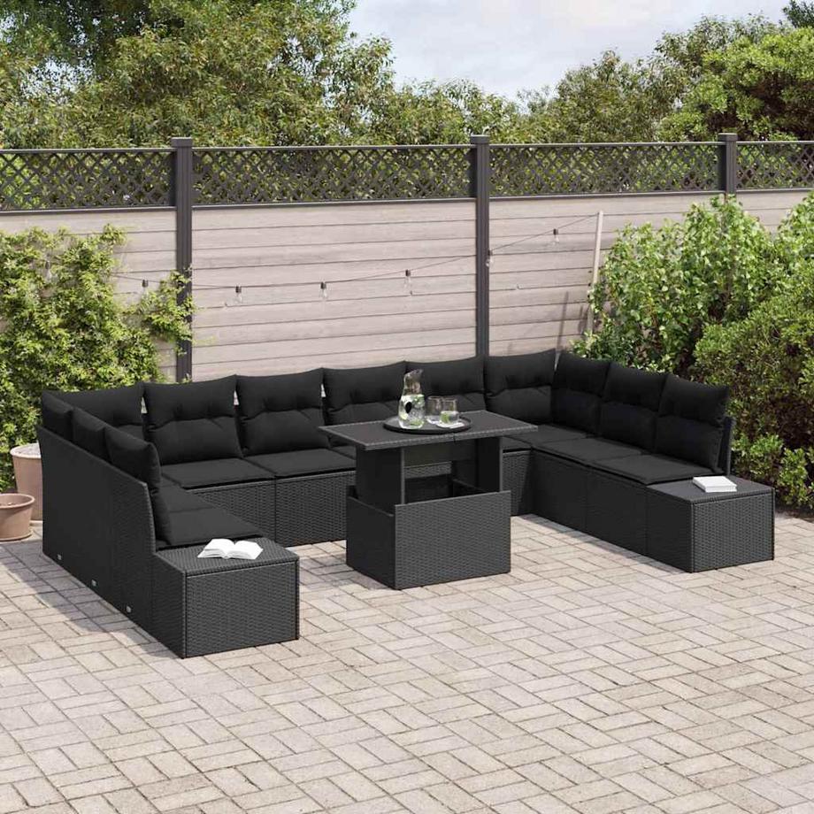 VidaXL Garten-sofa poly-rattan  