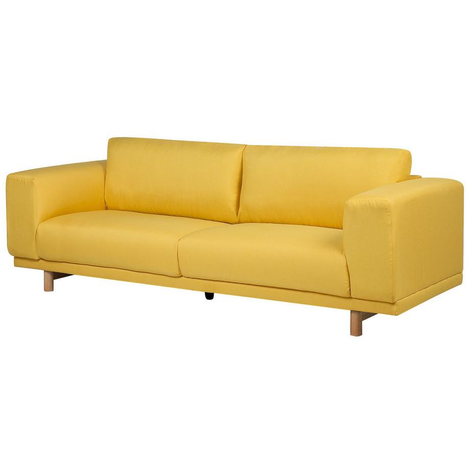 Beliani 3 Sitzer Sofa aus Stoff Modern NIVALA  