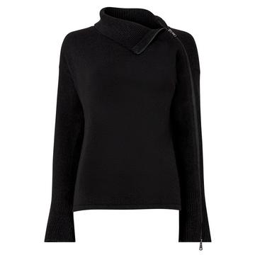 Pull Col Zippé Oversize