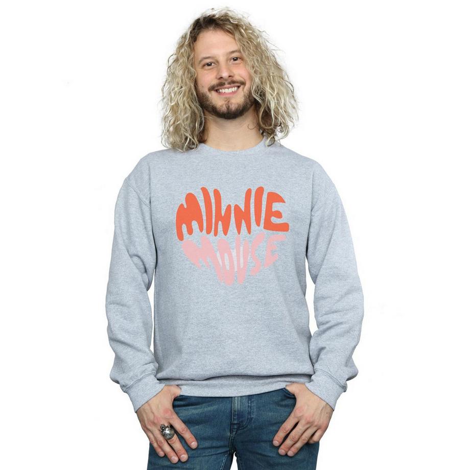 Disney Minnie Mouse Logo Coeur Sweatshirt  