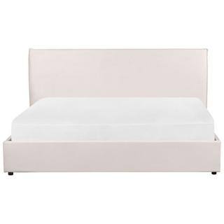 Beliani Letto contenitore en Velluto Classico LAVAUR  