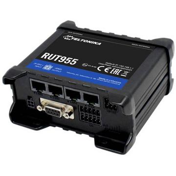 RUT955 LTE Modem Router/WLAN/IO Ports & GPS 100Mbps Down/ 50Mbps Upl. "DIN & Terminal-Block" Version