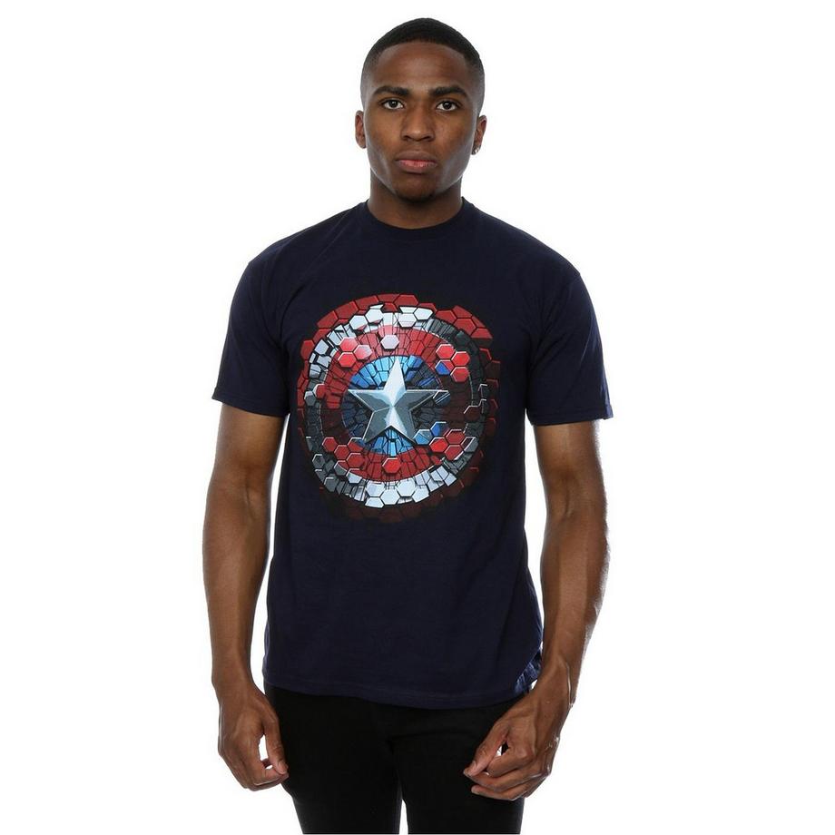 MARVEL Civil War Captain America Bouclier T-Shirt  