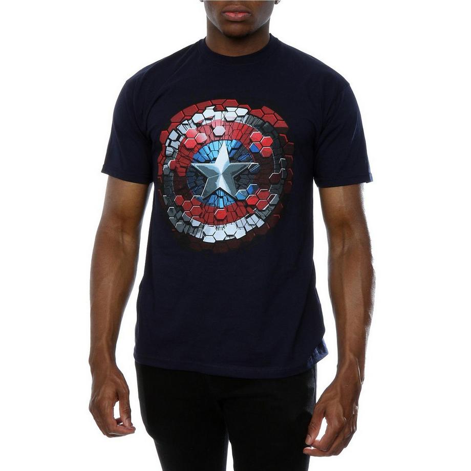 MARVEL Civil War Captain America Bouclier T-Shirt  