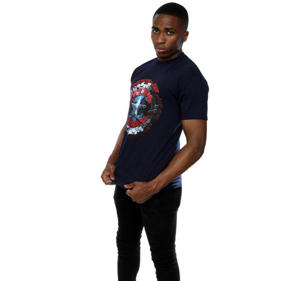 MARVEL Civil War Captain America Bouclier T-Shirt  