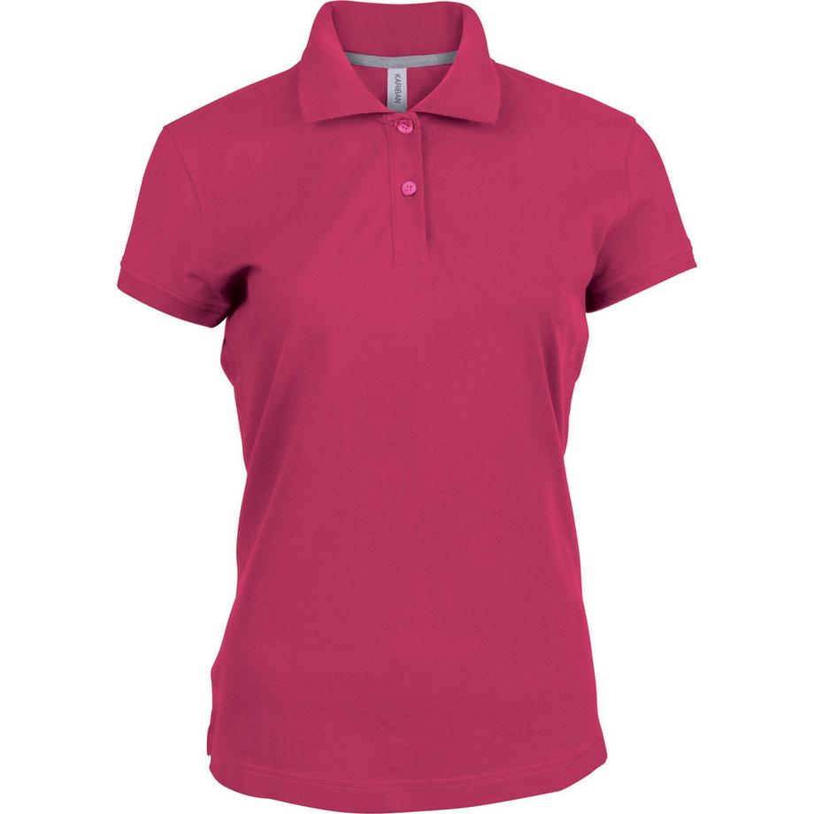 damen polo mit kurzen ärmeln