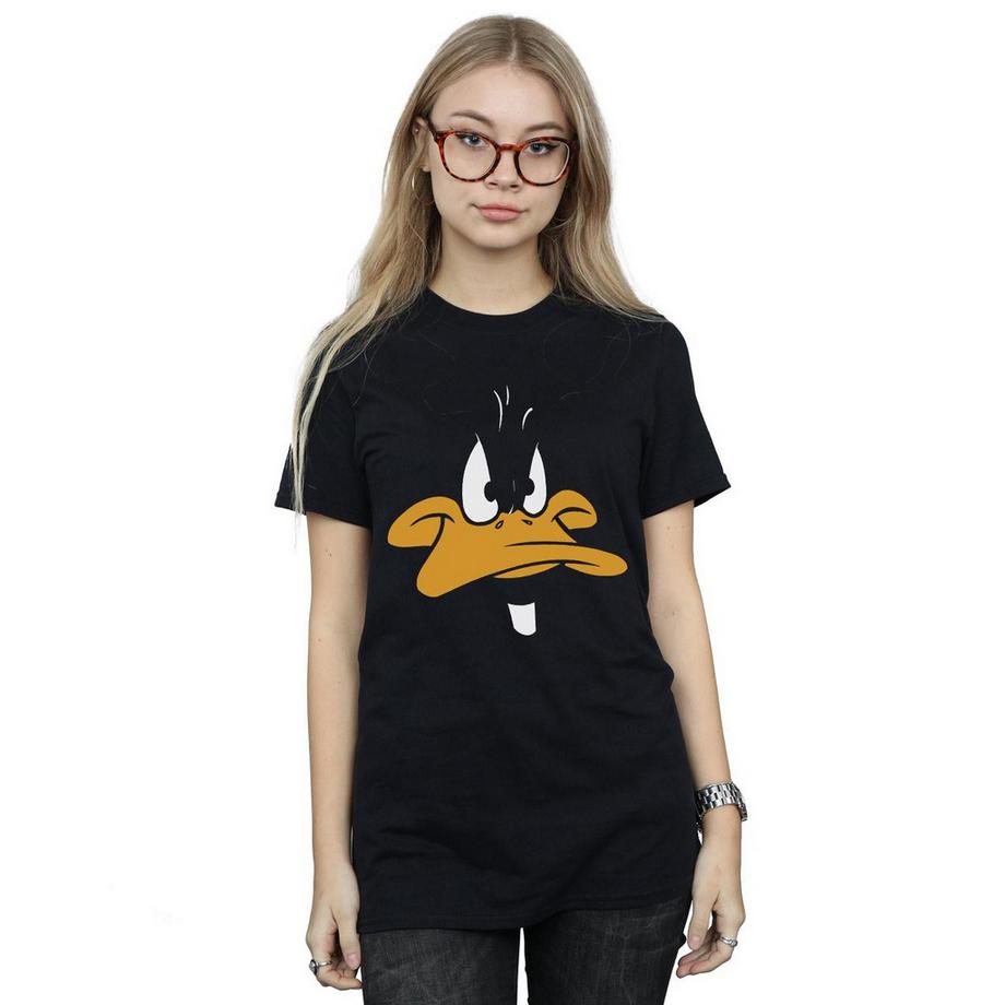 LOONEY TUNES Daffy Duck Visage Imprimé T-Shirt  