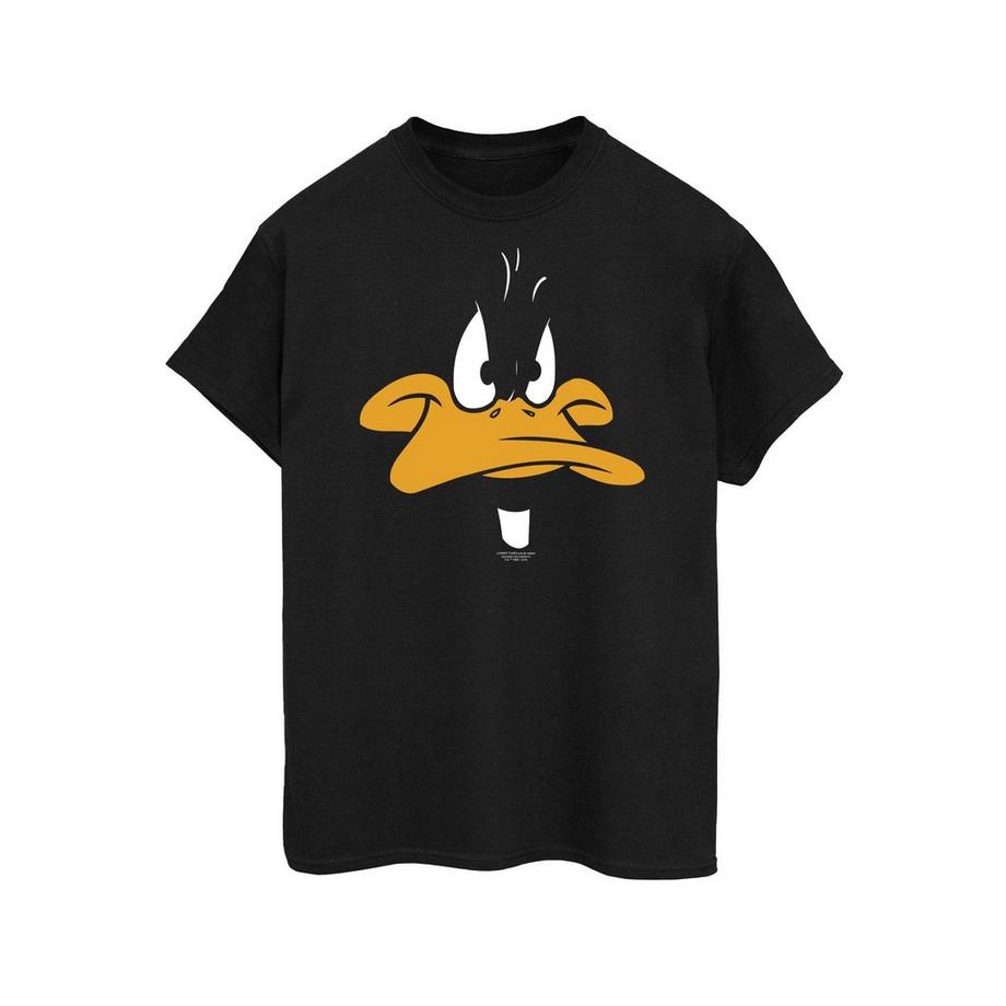 LOONEY TUNES Daffy Duck Visage Imprimé T-Shirt  