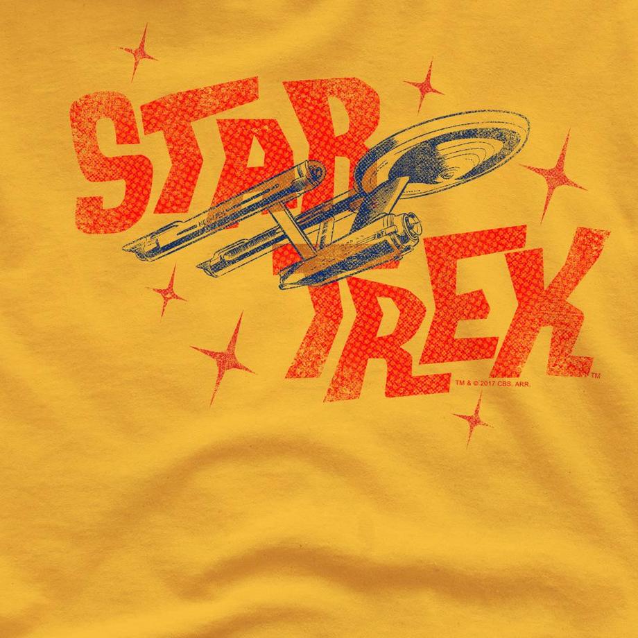 Star Trek Star Wars T-Shirt Stampa Grafica Vestibilità Regolare  