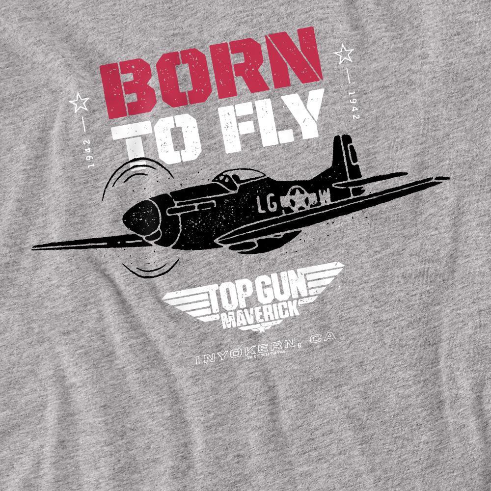 Top Gun Born To Fly T-Shirt Maniche Lunghe  