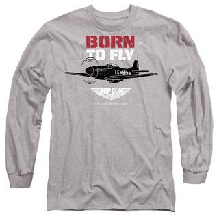Top Gun Born To Fly T-Shirt Maniche Lunghe  