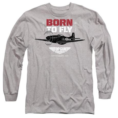 Top Gun Born To Fly T-Shirt Maniche Lunghe  