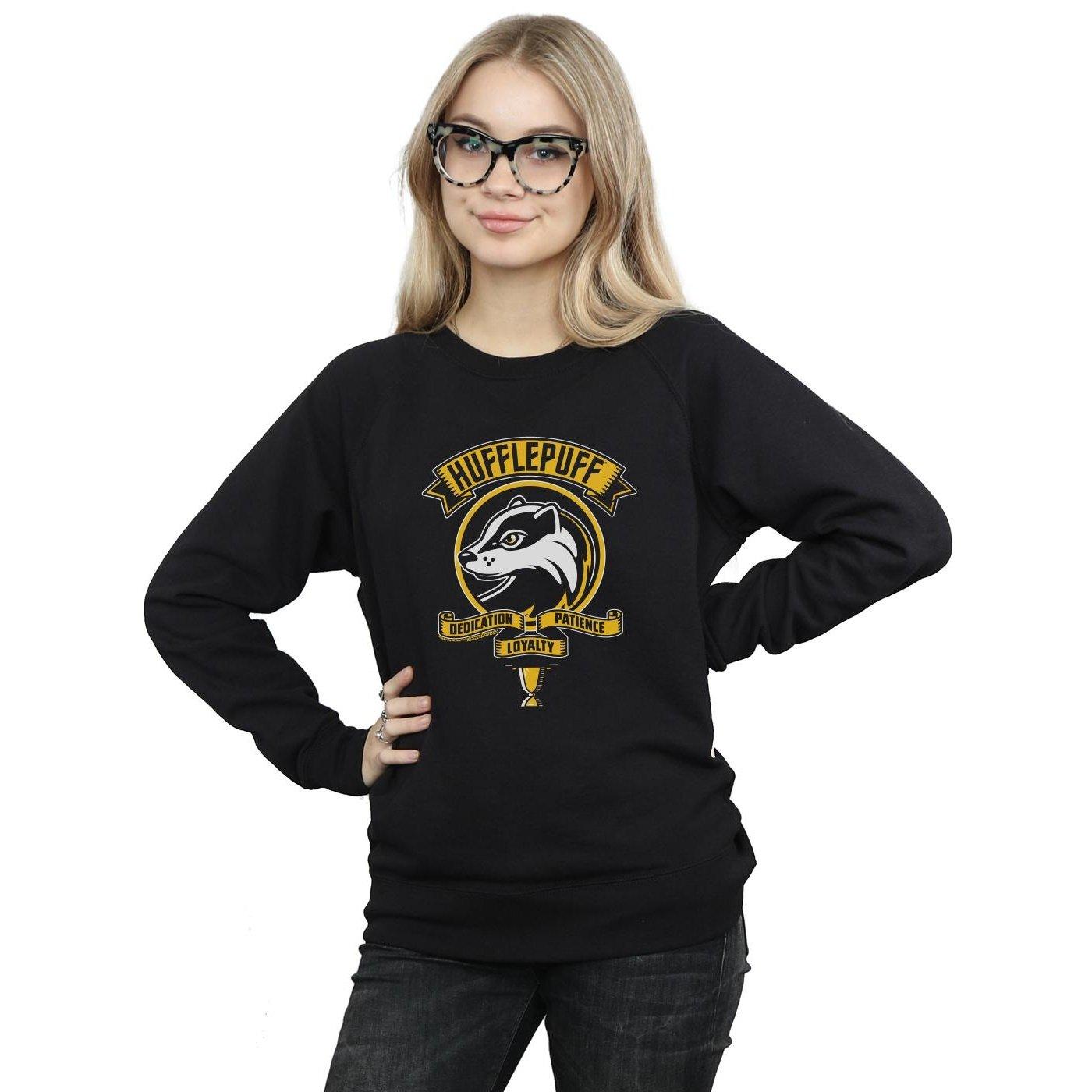 Harry Potter Sweatshirt Hufflepuff Toon Crest  