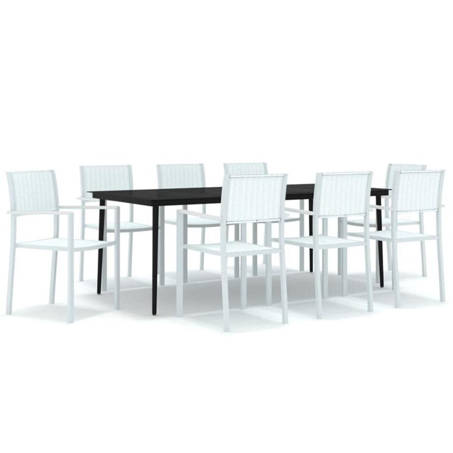 Ensemble de salle à manger de jardin plastique
