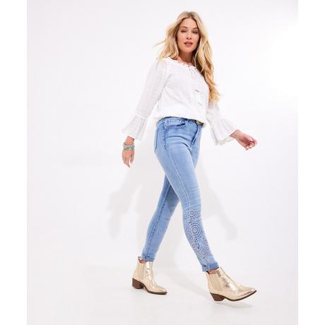 Joe Browns  Skinny-Jeans mit Metallic-Blumenmuster 