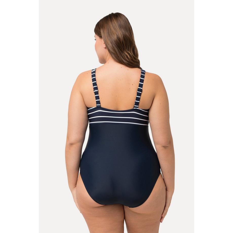 Ulla Popken Bellieva Costume da Bagno Premaman a Righe Coppe Morbide  