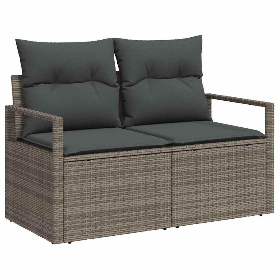 VidaXL Canapé de jardin poly rattan  