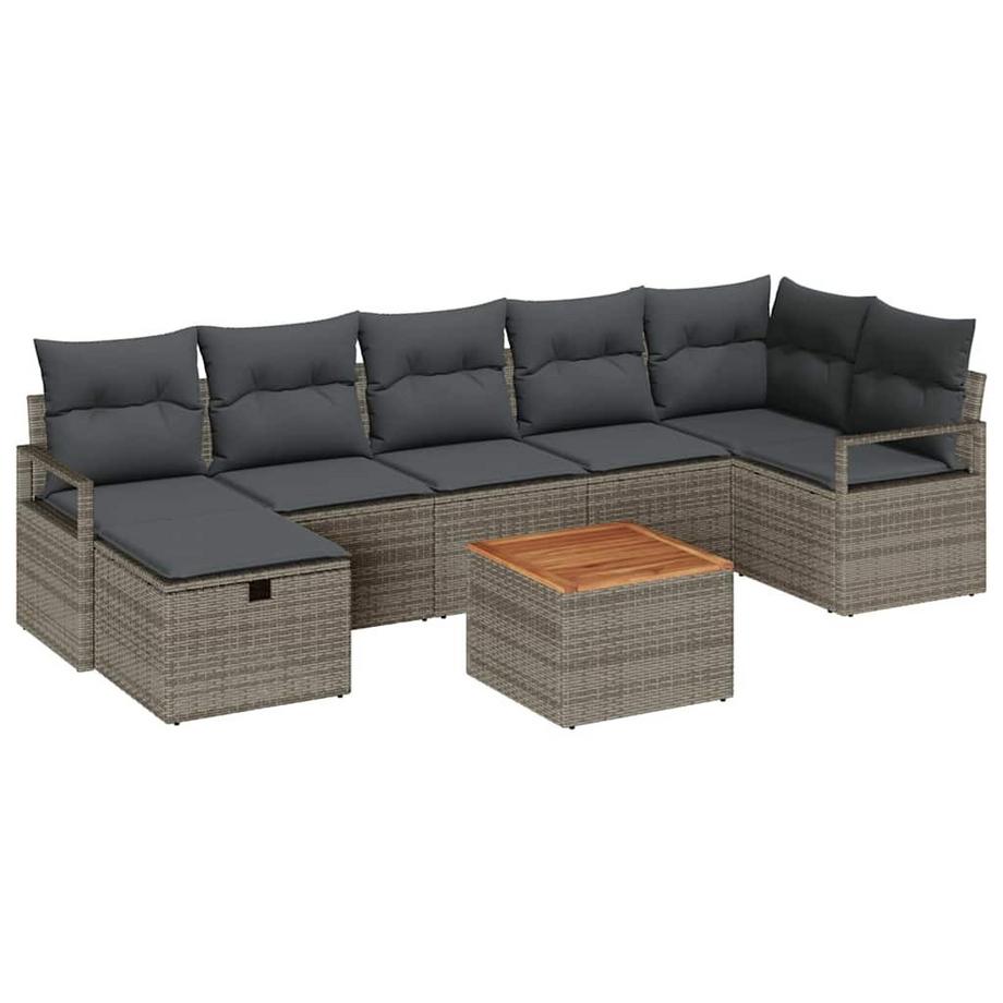 Canapé de jardin poly rattan