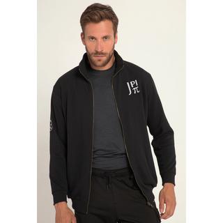 JP1880  Sweatjacke, Bikewear, Stehkragen, modische  Reflektor-Prints 