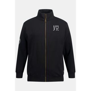 JP1880  Sweatjacke, Bikewear, Stehkragen, modische  Reflektor-Prints 