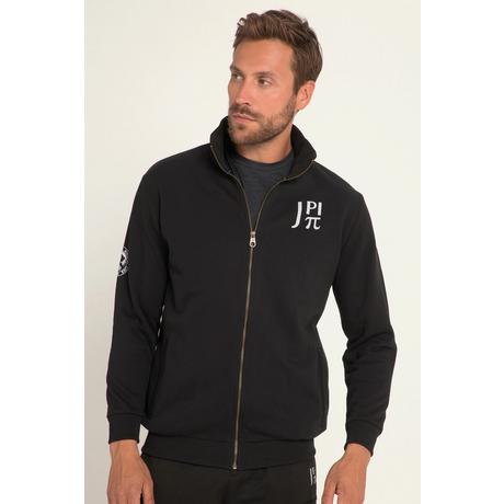 JP1880  Sweatjacke, Bikewear, Stehkragen, modische  Reflektor-Prints 