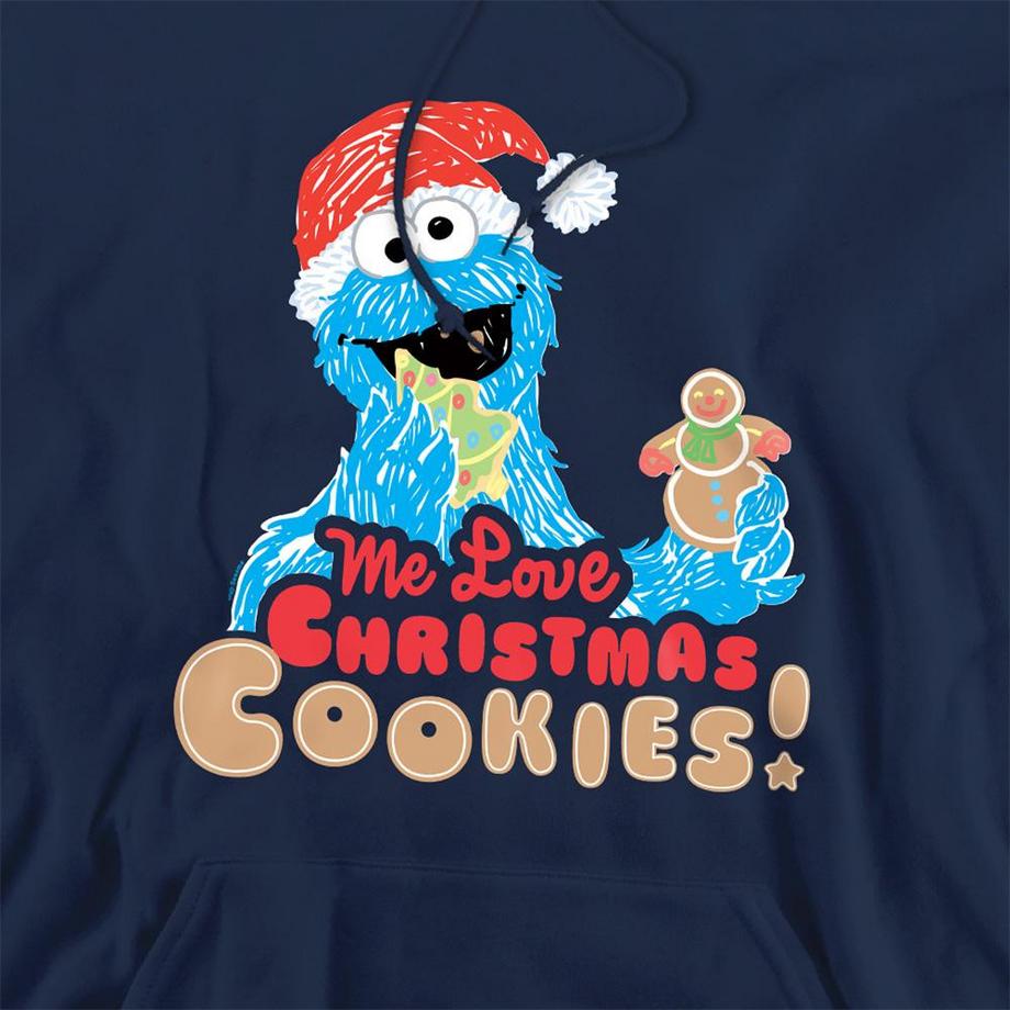 Sesame Street  Me Love Christmas Cookies! Kapuzenpullover 