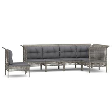 Garten lounge set poly-rattan