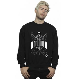 BATMAN Skelett Print Regular Fit Sweatshirt  