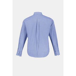 JP1880  Chemise à carreaux de tenue bavaroise traditionnelle - manches longues et col boutonné, coupe Modern Fit - jusqu'au 8 XL 