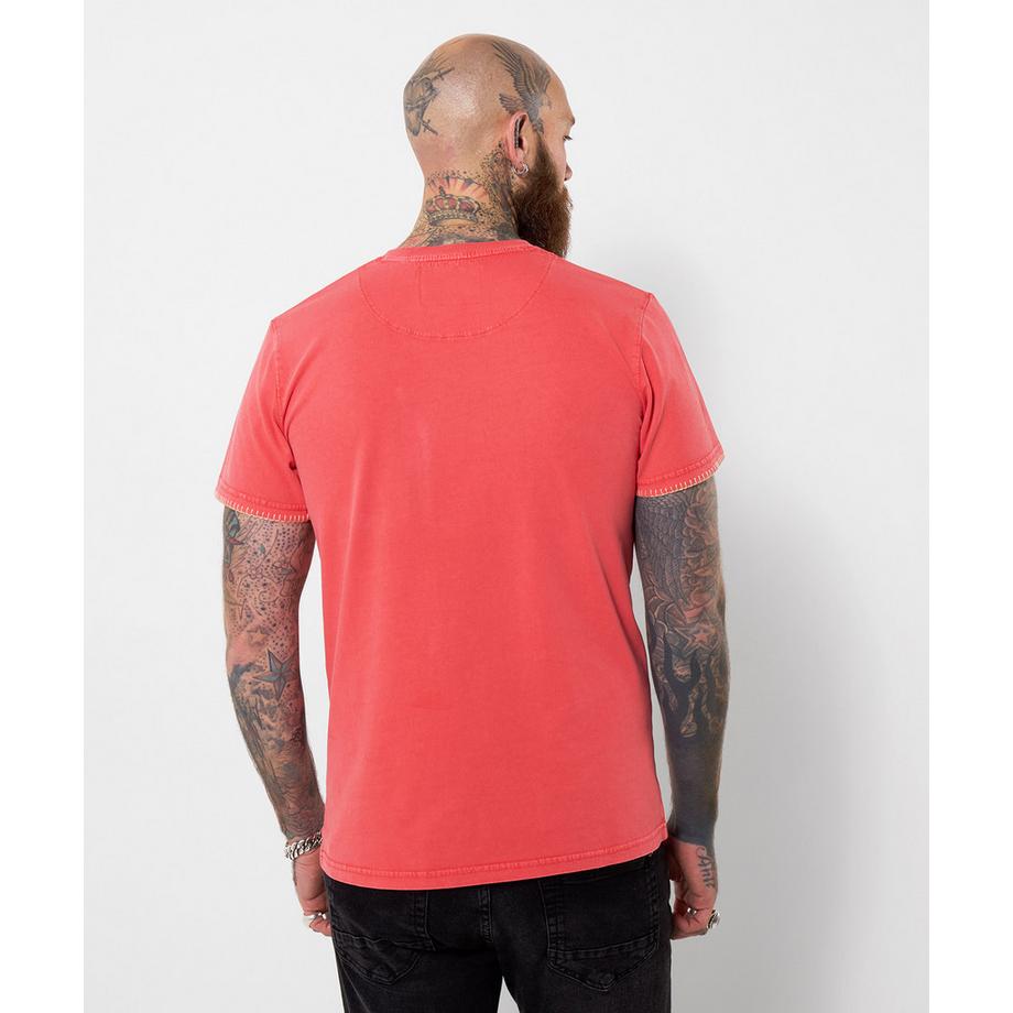 Joe Browns T-Shirt Rundhals Kontraststickerei  