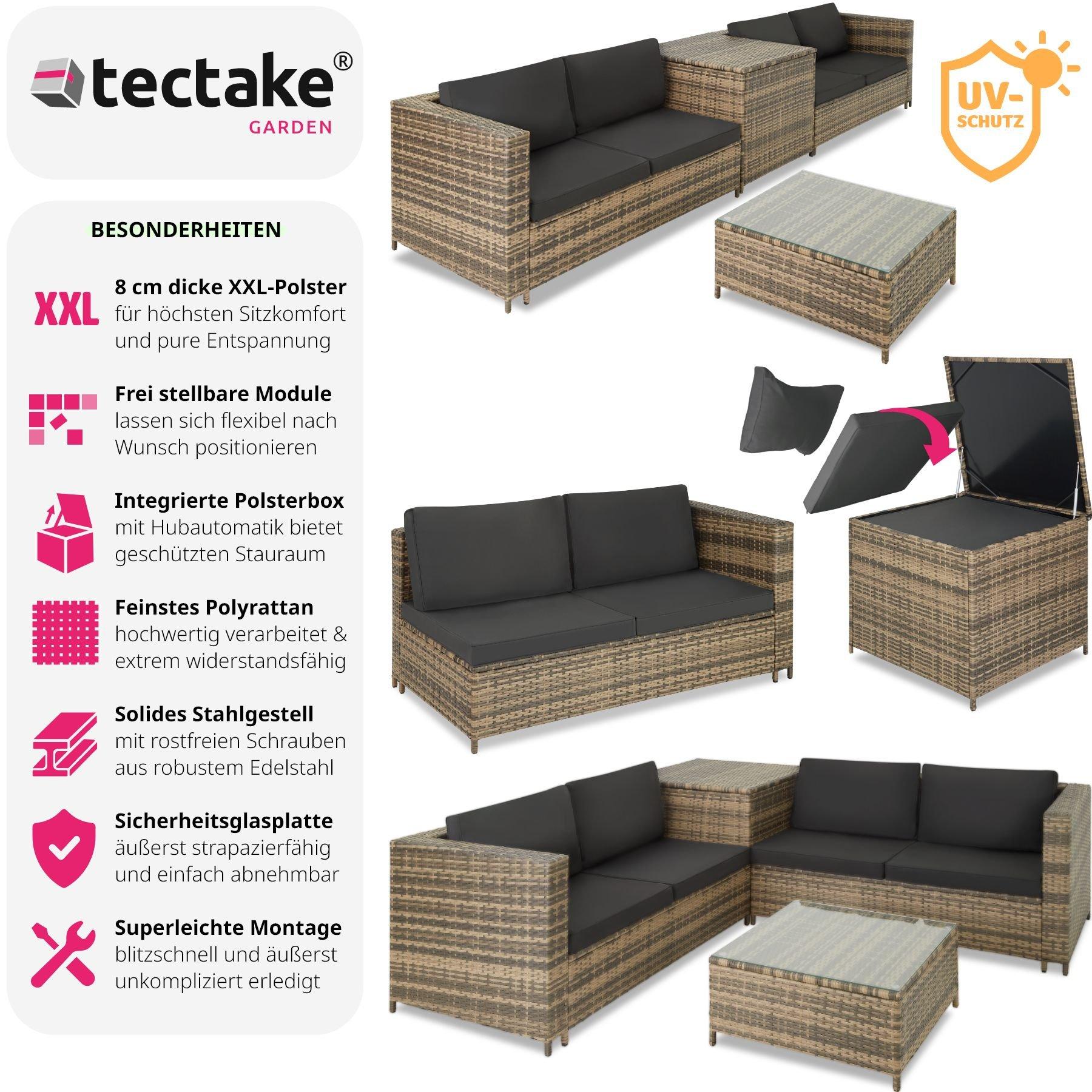 Tectake Rattan Lounge Siena  