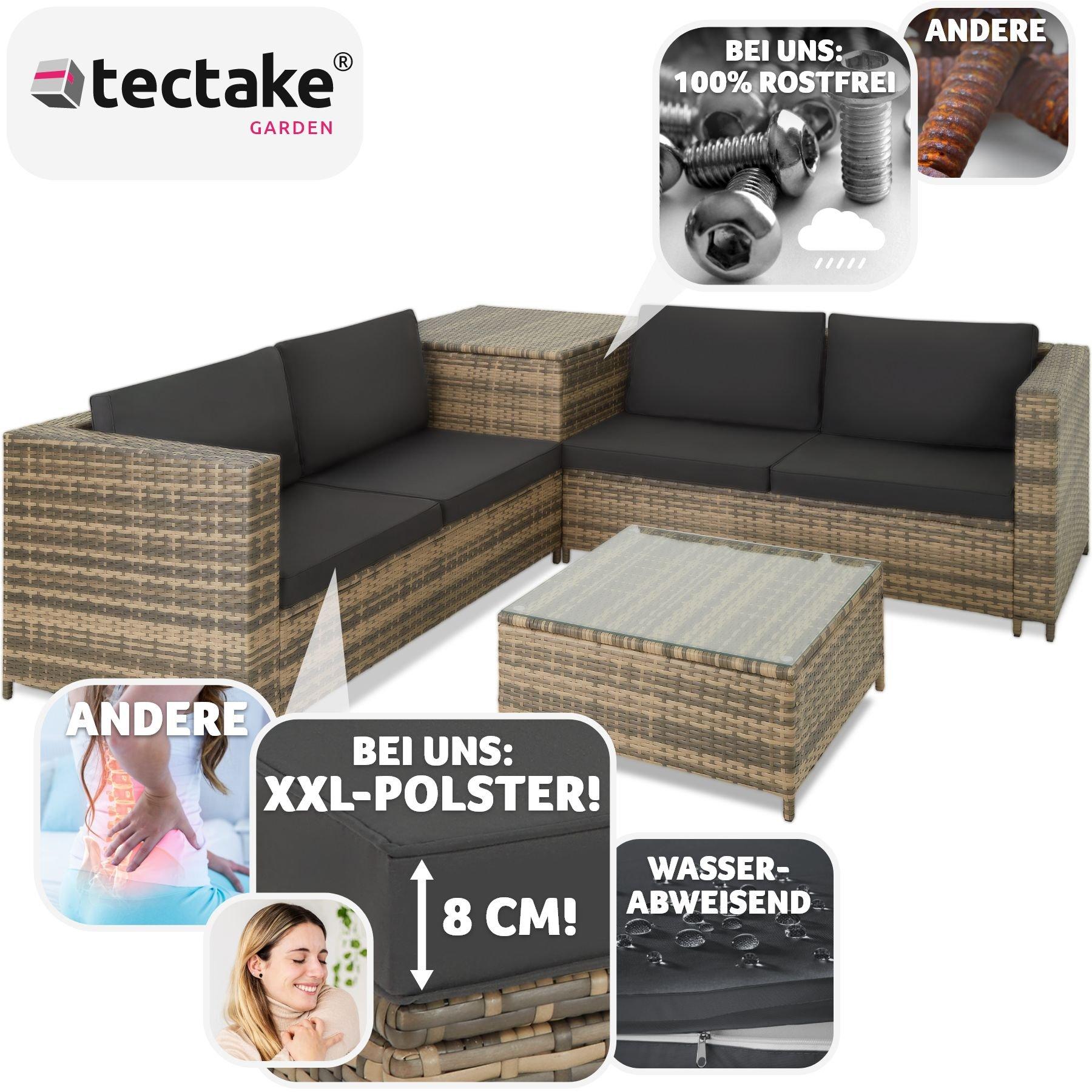 Tectake Rattan Lounge Siena  