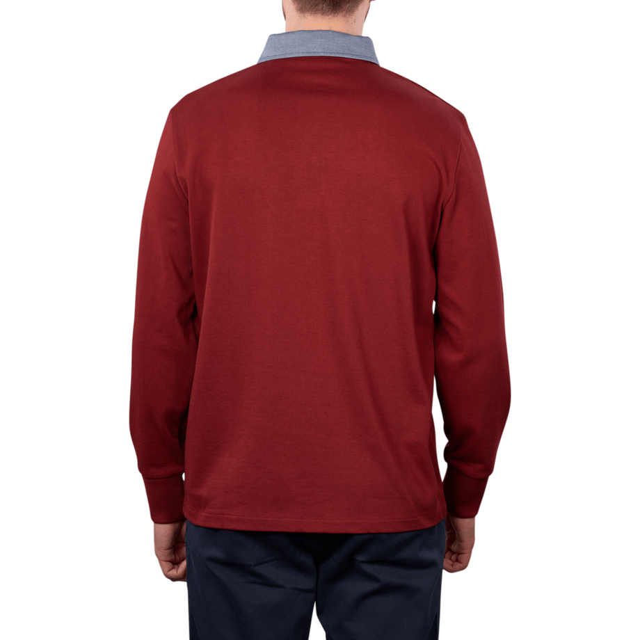 GANT Rugger Regular Fit Chambray Heavy Polo  