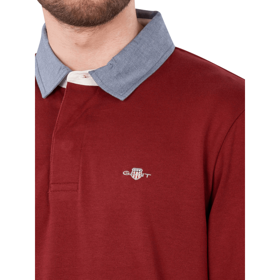 GANT Rugger Regular Fit Chambray Heavy Polo  