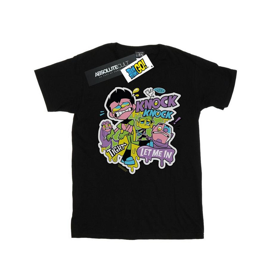 DC COMICS Teen Titans Go Knock Knock T-Shirt  