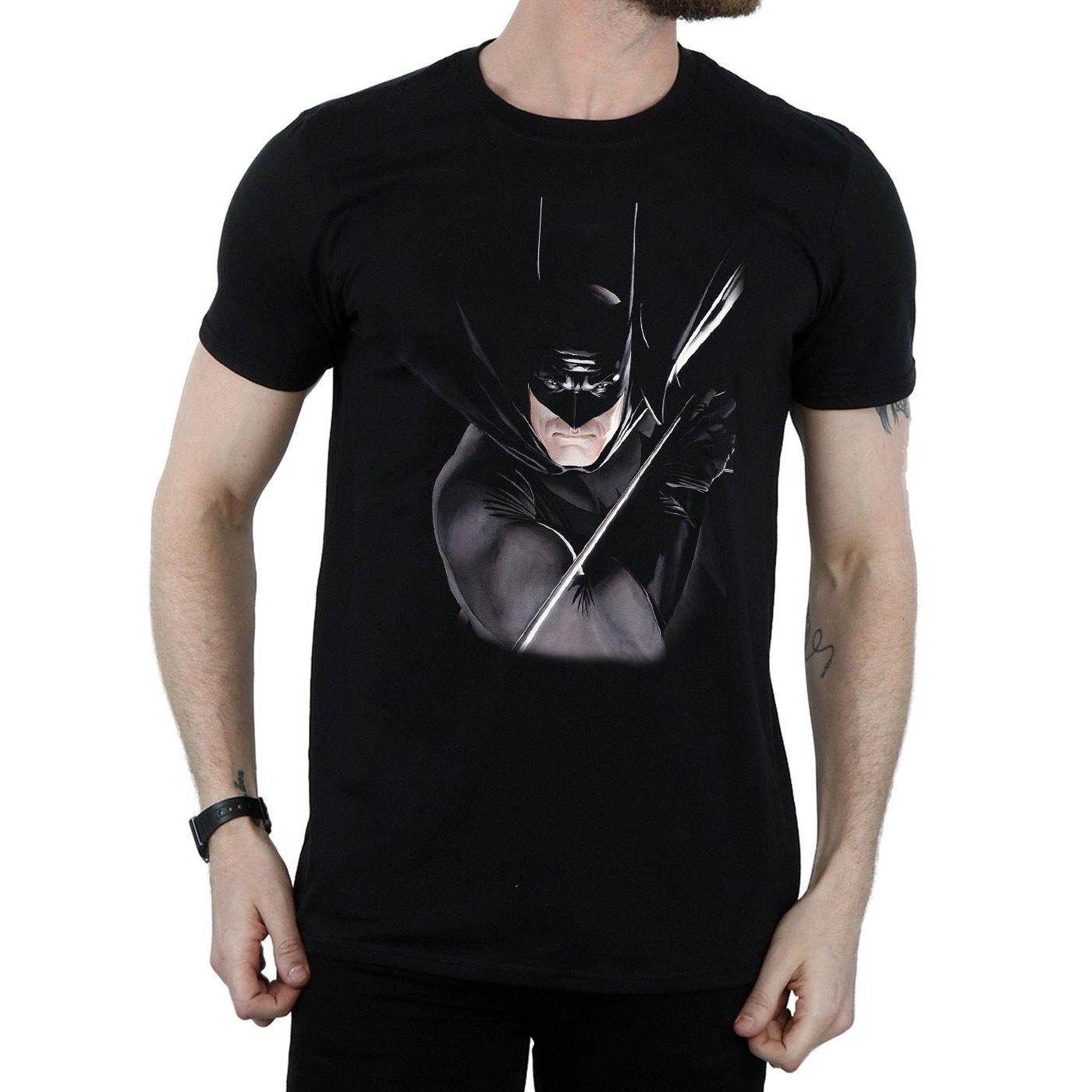 BATMAN Alex Ross T-Shirt Stampa Grafica  