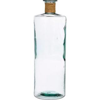 mutoni Vase en verre rotin transparent 79  