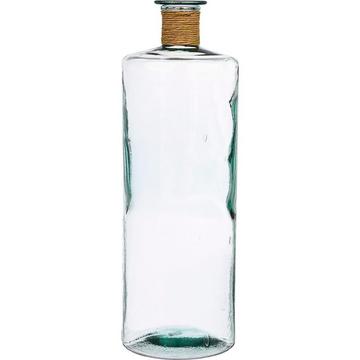Vase en verre rotin transparent 79