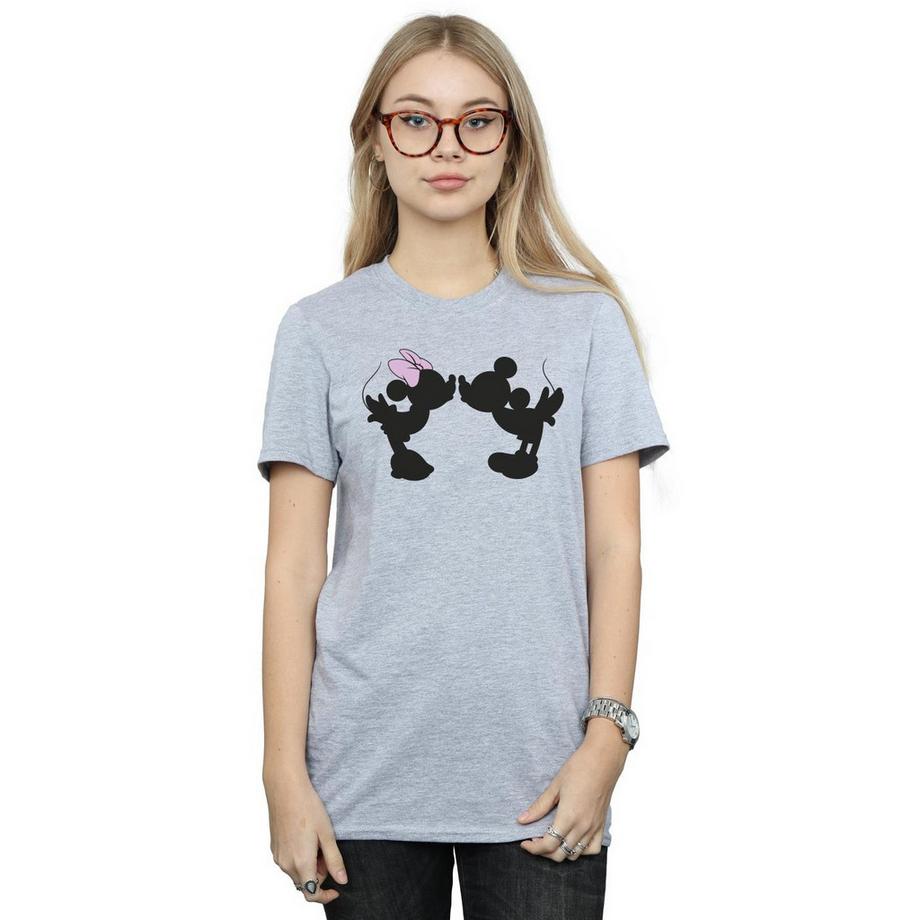 Disney Mickey e Minnie che si baciano T-Shirt  
