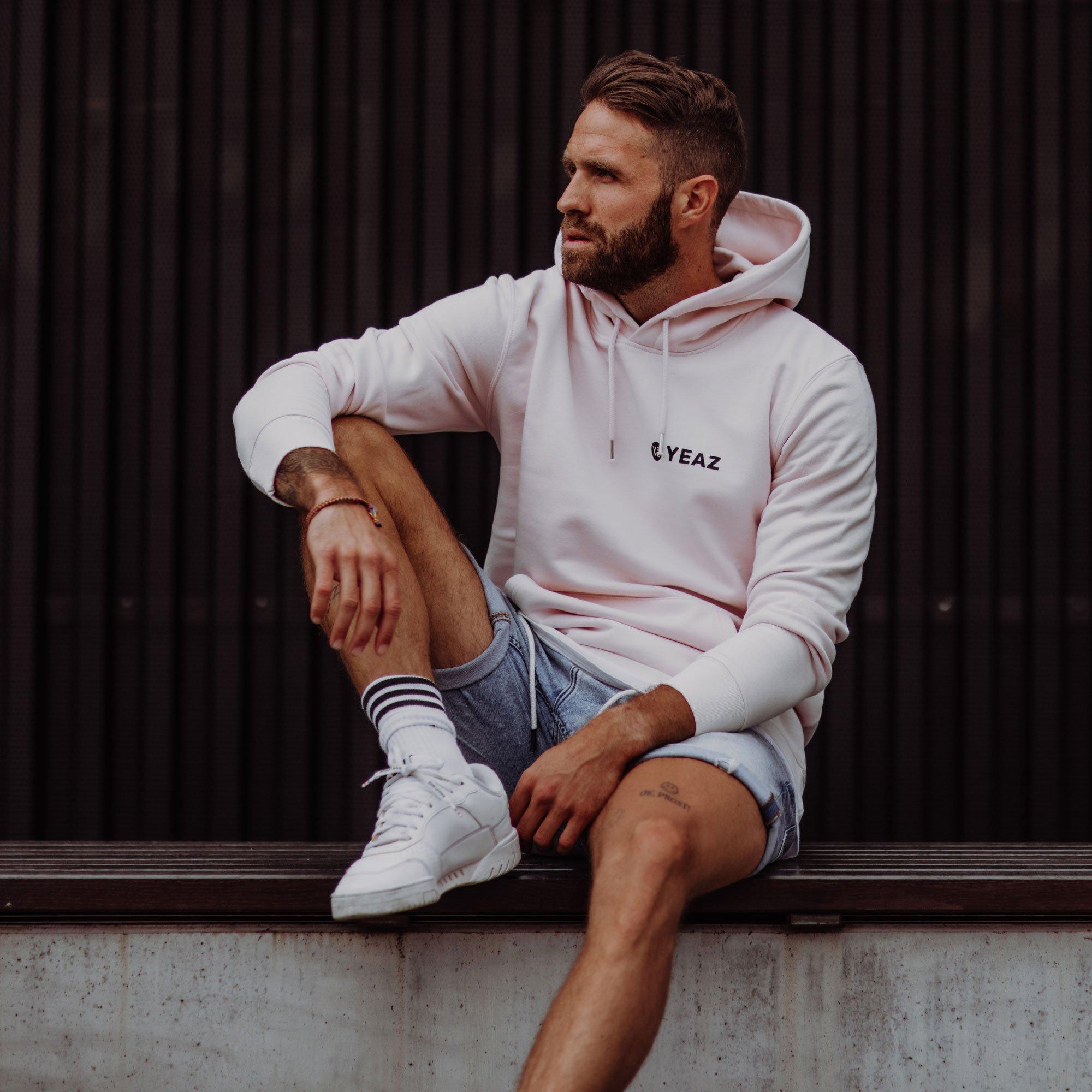 YEAZ  CUSHY Sweat à capuche Blush Pink (unisex) 