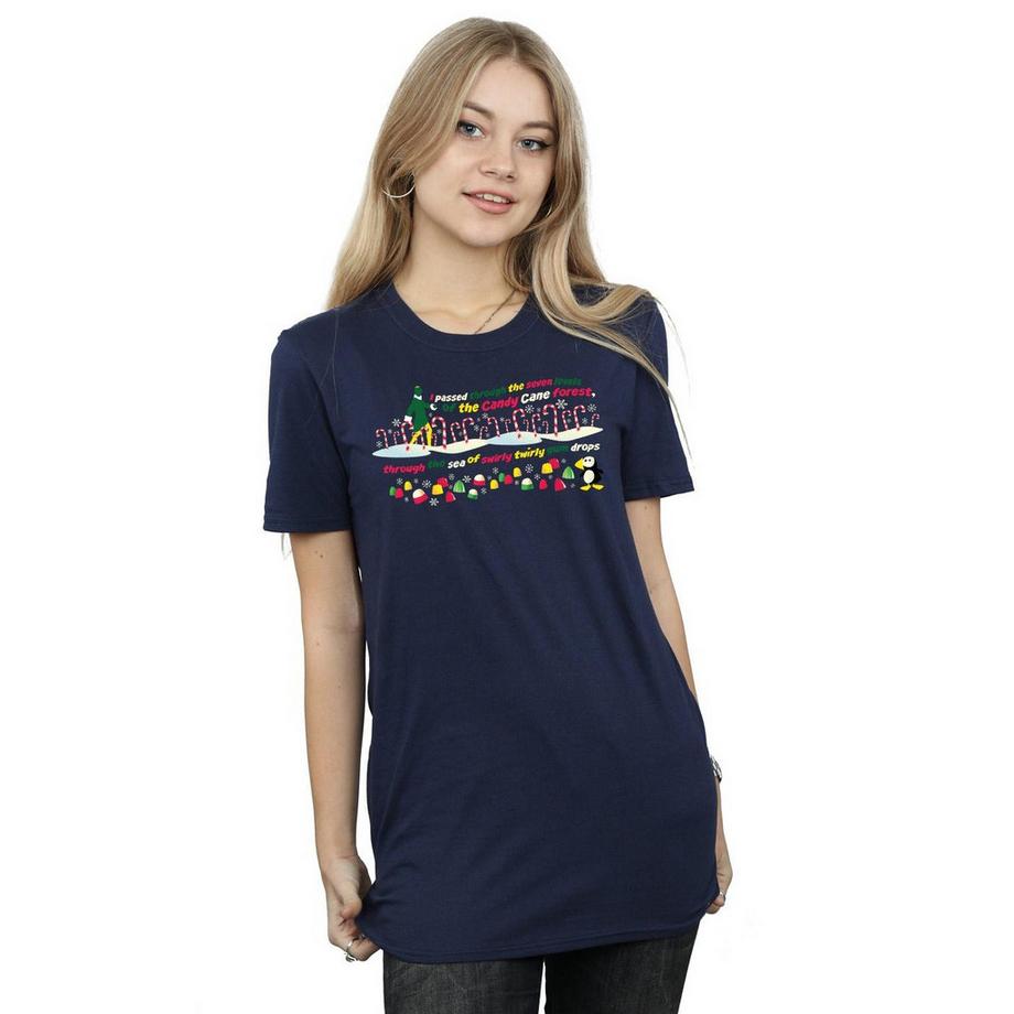 Elf Candy Cane Forest T-Shirt  
