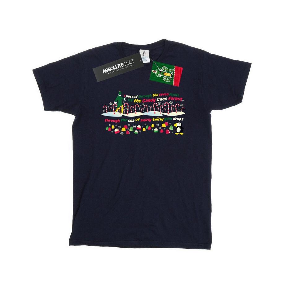 Elf Candy Cane Forest T-Shirt  