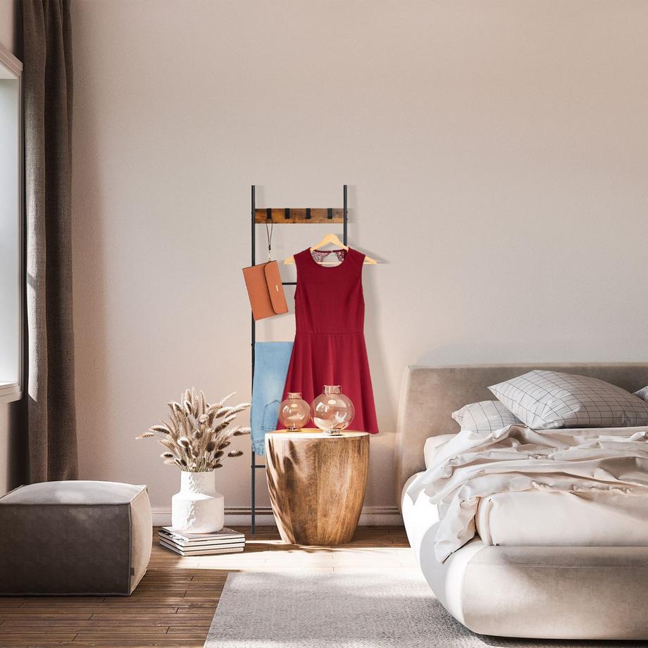 Northix Portasciugamani a scala con ganci  