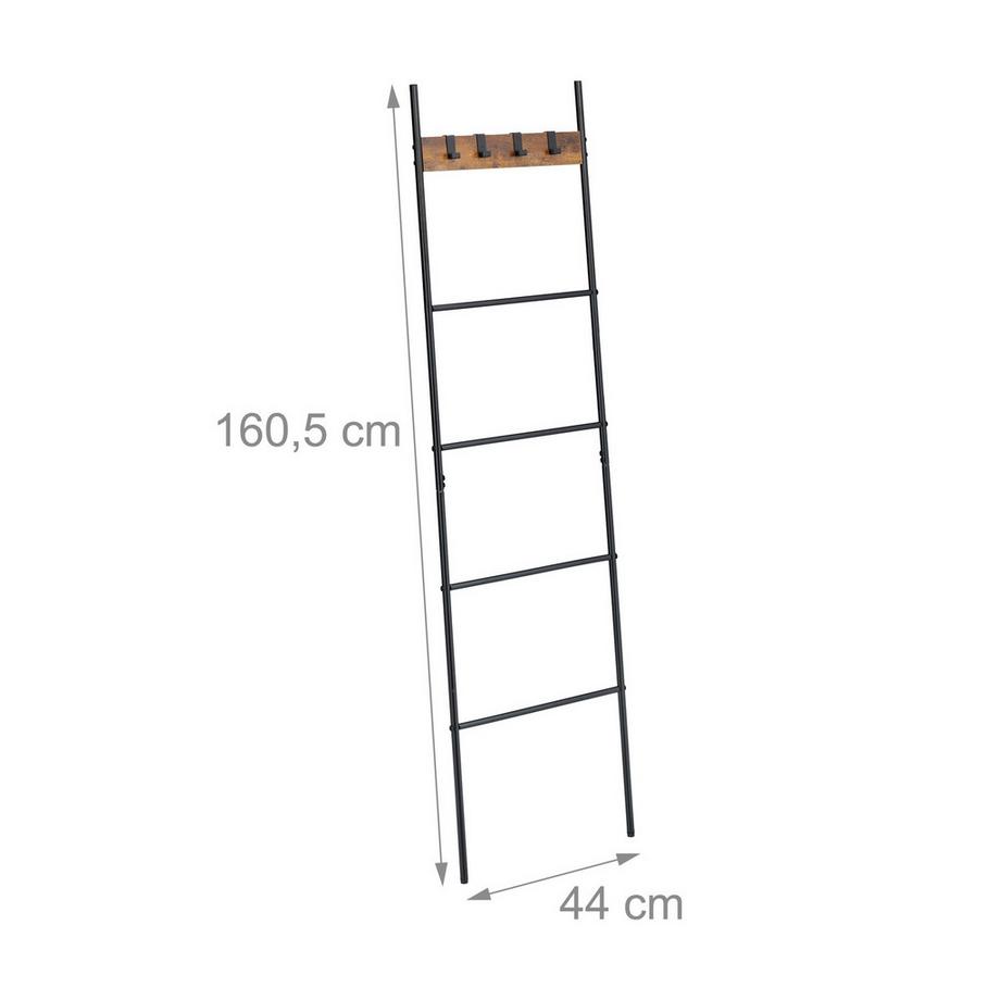 Northix Portasciugamani a scala con ganci  