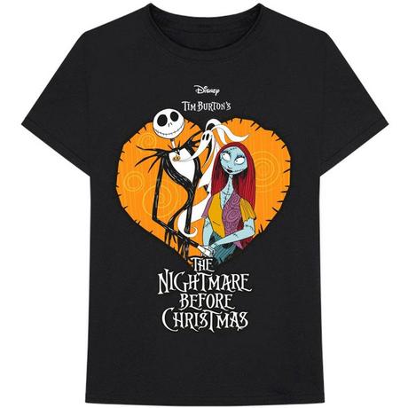 Nightmare Before Christmas Jack und Sally Herz T-Shirt  
