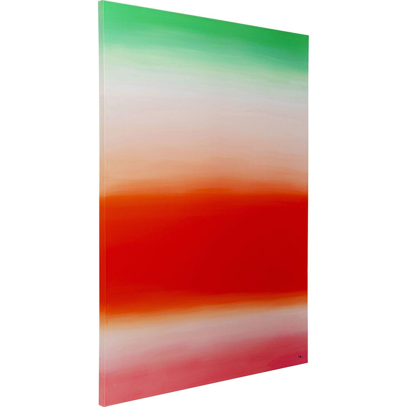 KARE Design Tableau sur toile Tendency orange 160x120  