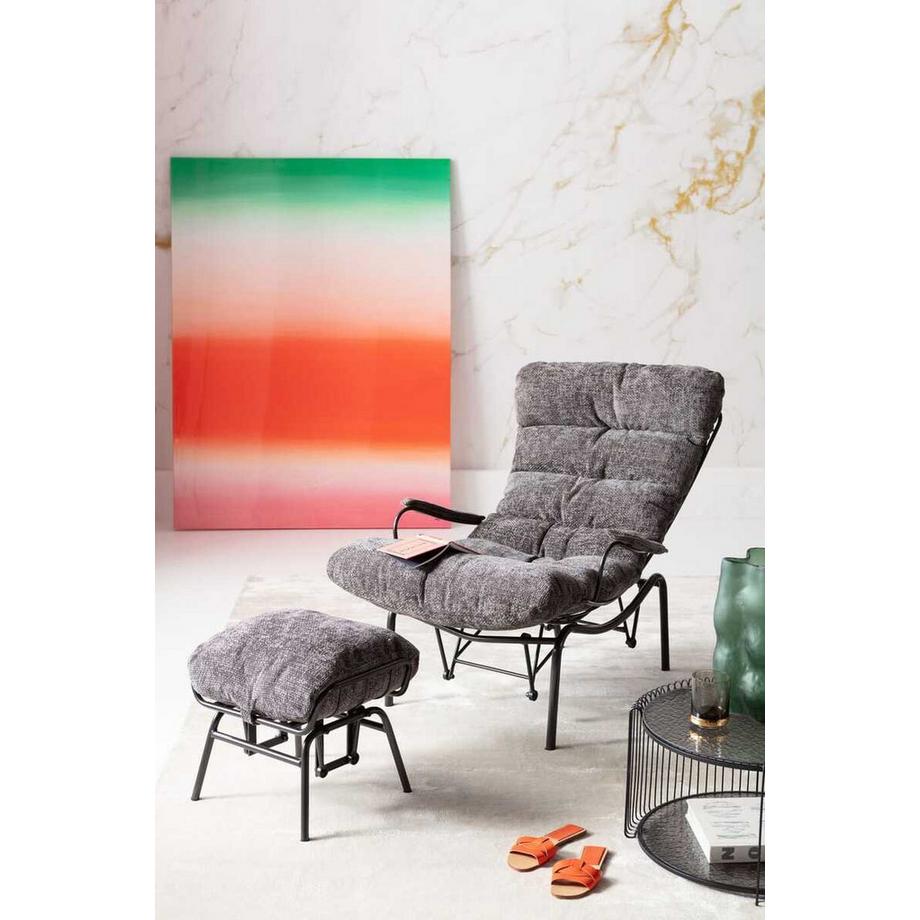 KARE Design Leinwandbild Tendency orange 160x120  