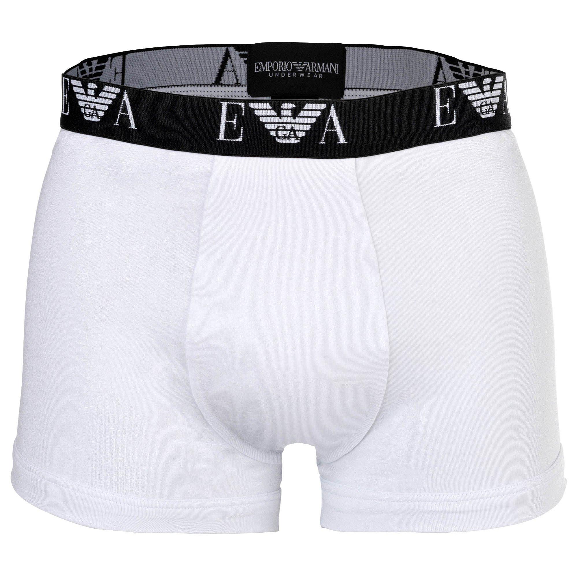 EMPORIO ARMANI Bold Monogram Figurbetonte Boxershorts 3er Pack  